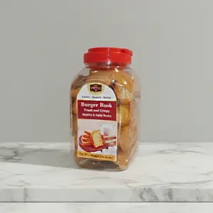 Burger Rusk Jar