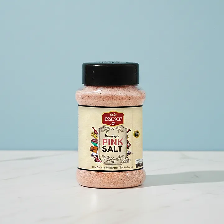 Himalayan Pink Salt Square Jar 1kg